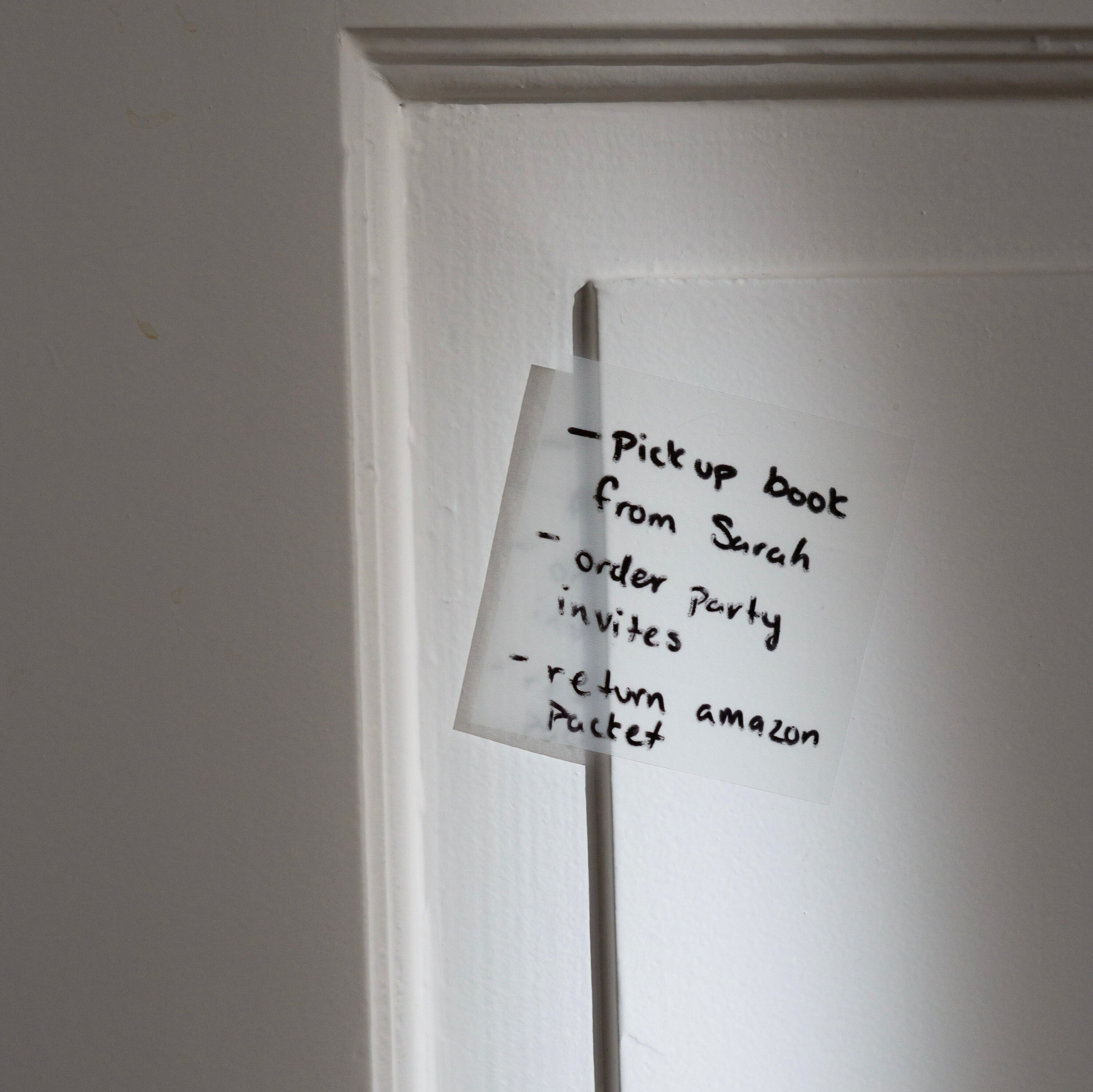 Transparent Sticky Notes